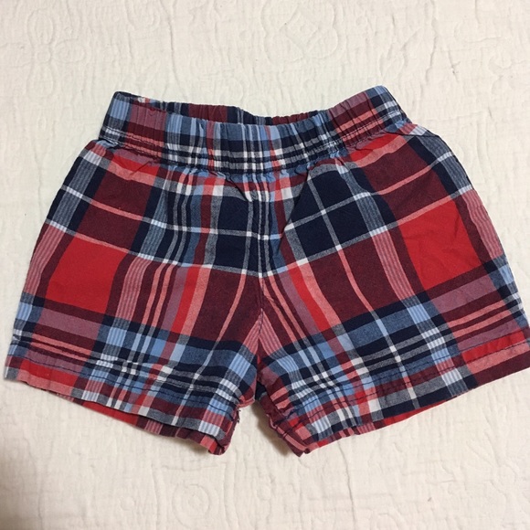 6m (4/$20) Assorted Shorts - Plaid, Stretch, & Overall - Picture 4 of 11